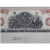 Image 2 : OLD RAILROAD CO FRAMED STOCK CERTIFICATE