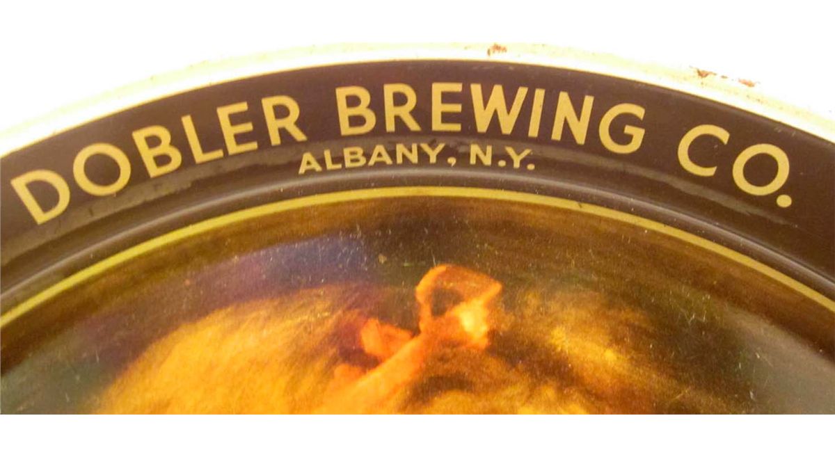 DOBLER BREWING COMPANY ALBANY NEW YORK BEER ADVERTISING TRAY