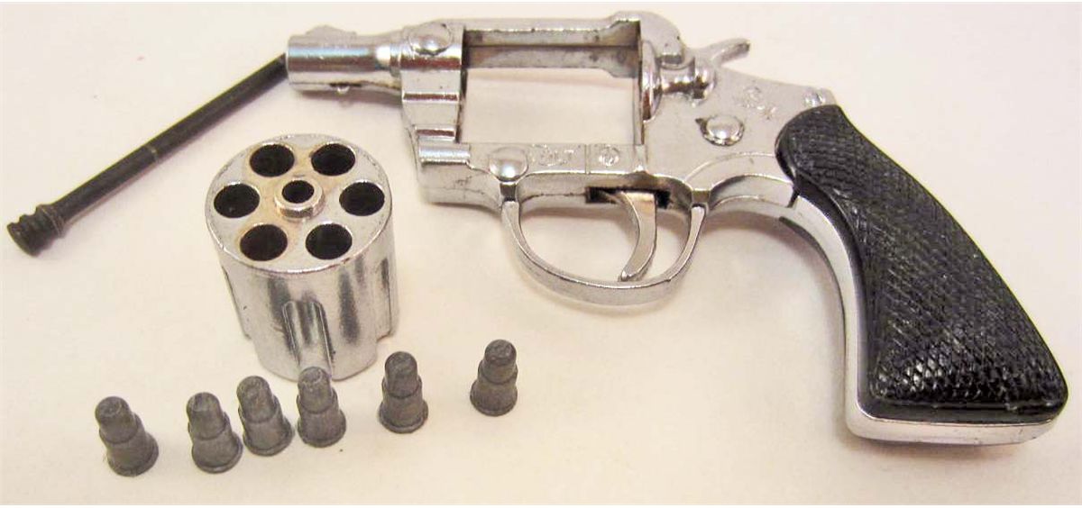 VINTAGE HUBLEY COLT DETECTIVE SPECIAL CAP GUN W/ BOX