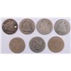 Image 1 : LOT OF ( 7 )  LOWER GRADE SEATED QUARTERS