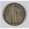 Image 1 : 1924-D STANDING LIBERTY QUARTER, XF ORIGINAL, TYPICAL WEAK STRIKE