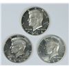 Image 1 : ( 3 ) PIECES 1964 GEM PROOF KENNEDY HALF DOLLARS