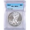 Image 1 : 2014 AMERICAN SILVER EAGLE, ICG MS-70!   PREFECT!