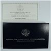 Image 3 : NATIONAL LAW ENFORCEMENT MEMORIAL  Pf.  COMMEM. SILVER DOLLAR, ORIG. PACKAGING