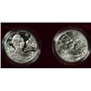 Image 1 : DOLLEY MADISON Pf. & UNC. COMMEM. 2 COIN SET, ORIGINAL BOX/CERTIFICATE