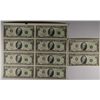 Image 1 : UNCUTT SHEET OF (8) $10 1995 FEDERAL RESERVE NOTES (STAR)