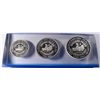 Image 1 : SET OF (3) .999 FS CAESARS PALACE ROUNDS (3.75 OZT .999 FS)