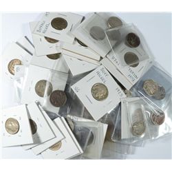 BUFFALO NICKEL LOT (62 COMMONS) SOME SEMI-KEYS