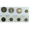 Image 1 : LOT: 1875 10c VF-XF, 3-SEATED 10c LOVE TOKENS, 1808 HALF CENT G-VG, 1892 HALF $,