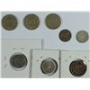 Image 2 : TYPE COIN LOT: 2-1865 3c, 1867-3c, 1868 3c, 1853 HALF DIME & 3c SILVER, 1851-O