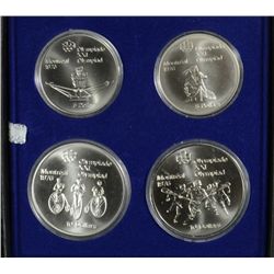 1976 (4pc) SILVER CANADA OLYMPICS SET / BOX