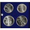 Image 1 : 1976 (4pc) SILVER CANADA OLYMPICS SET / BOX
