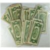 Image 2 : LOT OF (46) $2.00 BILLS VARIOUS DATES & GRADES -- 41 ARE RED SEALS