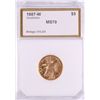 Image 1 : 1987-W GOLD 1/4 OZ COMMEMORATIVE PCI MS-70