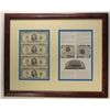 Image 1 : UNCUT SHEET OF 4- 1995 $5 FEDERAL RESERVE NOTES