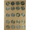Image 3 : COMPLETE SET OF BU FRANKLIN HALF DOLLARS W/DANSCO ALBUM (WITH ADITIONAL 8 PROOFS
