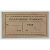Image 1 : CIVIL WAR SOLDIERS TICKET (RAILROAD TICKET) RARE