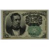Image 1 : 1874 TEN CENT US FRACTIONAL NOTE CH CU (GREEN SEAL)