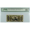 Image 1 : 1863 FIFTY CENT US FRACTIONAL NOTE PMG 45 NET