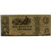 Image 1 : 1852 $1 MEMPHIS BANK NOTE