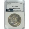 Image 1 : 1884-S MORGAN SILVER DOLLAR, PCI MS-60  RARE!!