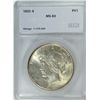 Image 1 : 1922-S PEACE SILVER DOLLAR, SEGS MS-63 NICE!