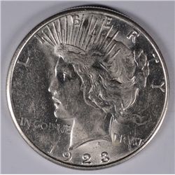 1923-S PEACE DOLLAR SUPER SLIDER