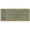 Image 2 : 1864 $5 CONFEDERATE STATES OF AMERICA