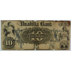 1863 $10 UNADILLA BANK (NEW YORK)