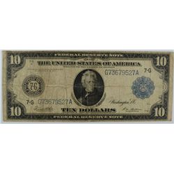 1914 $10 FEDERAL RESERVE NOTE