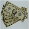 Image 1 : (5) $10 SILVER CERTIFICATES (BLUE SEAL)