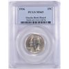 Image 1 : 1936 WASHINGTON QUARTER, PCGS MS-65  OMAHA BANK HOARD