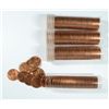 Image 1 : LOT OF ( 4 ) ORIGINAL GEM BU ROLLS ( 200 ) COINS OF 1954 LINCOLN CENTS OF