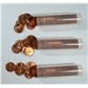 Image 1 : LOT OF ( 3 ) ORIGINAL GEM BU ROLLS ( 150 ) COINS OF  1950-D LINCOLN CENTS