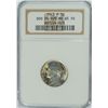 Image 1 : 1943 P JEFFERSON NICKEL DOUBLE DIE OBVERSE NGC MS 65 FULL STEPS! RARE!