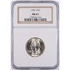 Image 1 : 1935 WASHINGTON QUARTER, NGC MS-65