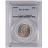 Image 1 : 1935-S WASHINGTON QUARTER, PCGS MS-64+