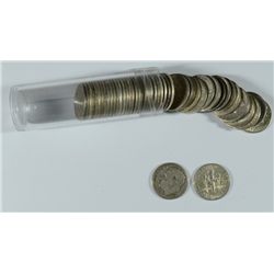 ROLL OF SILVER ROOSEVELT DIMES