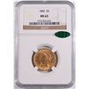 Image 1 : 1882 $5 GOLD LIBERTY NGC MS-63 CAC