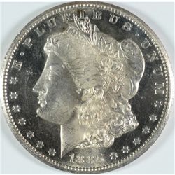 1885-CC MORGAN SILVER DOLLAR, MS-65 DMPL AMAZING