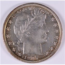 1905 BARBER HALF DOLLAR AU