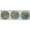 Image 1 : SET OF 1936 (P, D, S) ARKANSAS COMMEN HALF DOLLARS AU