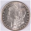 Image 1 : 1890-CC MORGAN SILVER DOLLAR, MS-63  BLAST WHITE! NICE COIN, SCARCE KEY DATE!