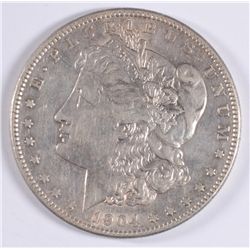 1904-S MORGAN SILVER DOLLAR, AU