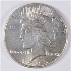 1935-S PEACE SILVER DOLLAR, MS-61