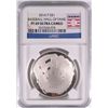 Image 1 : 2014 BASEBALL HALL OF FAME SILVER DOLLAR, NGC PROOF-69 ULTRA CAMEO  BEAUTIFUL!