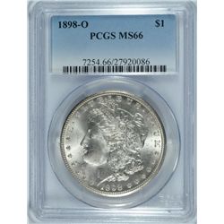 1898-O MORGAN DOLLAR PCGS MS-66