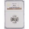 Image 1 : 1945-D MERCURY DIME, NGC MS-66 BLAST WHITE!