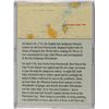 Image 2 : PRINCESS LOUISA 1743 TREASURE SILVER COIN, HISTORY ON BACK OF HOLDER