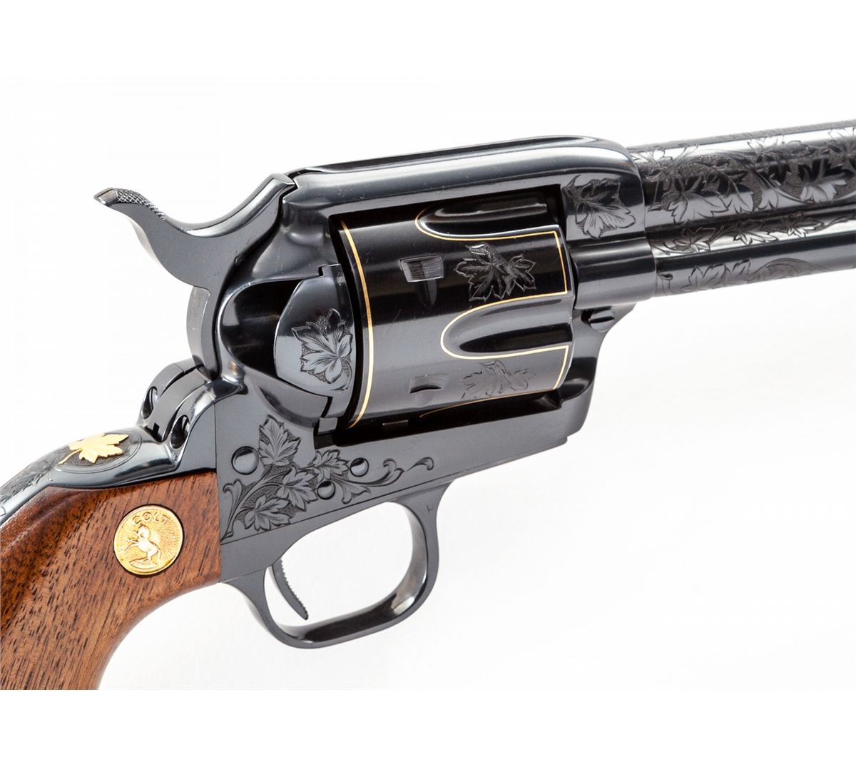 Colt Factory Gold Inlaid ''A'' Eng'd SAA Revolver
